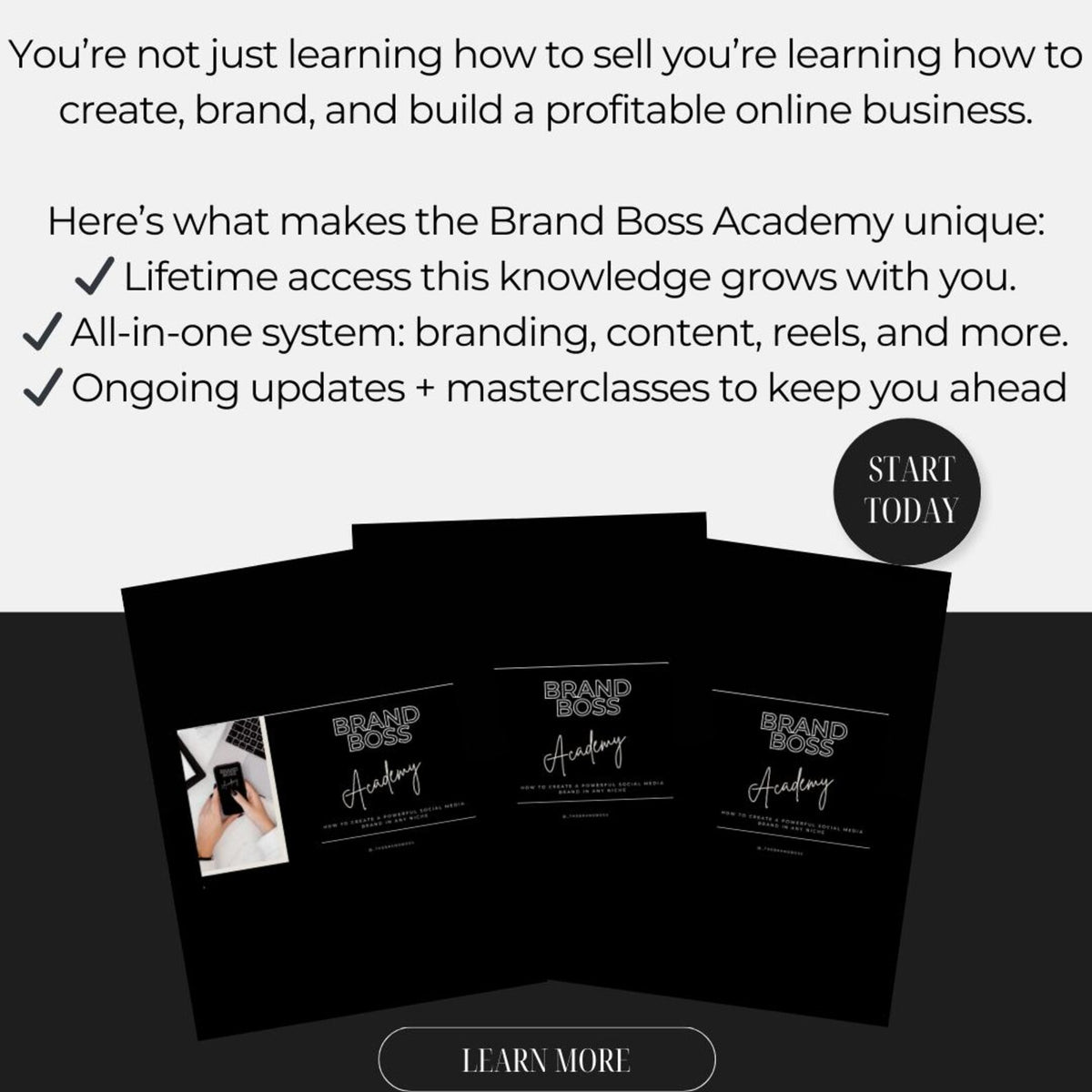 BRAND BOSS ACADEMY- Digital Marketing Course- Business Branding- Learn How to Build A Profitable Online Biz- Passive Income - Affiliate