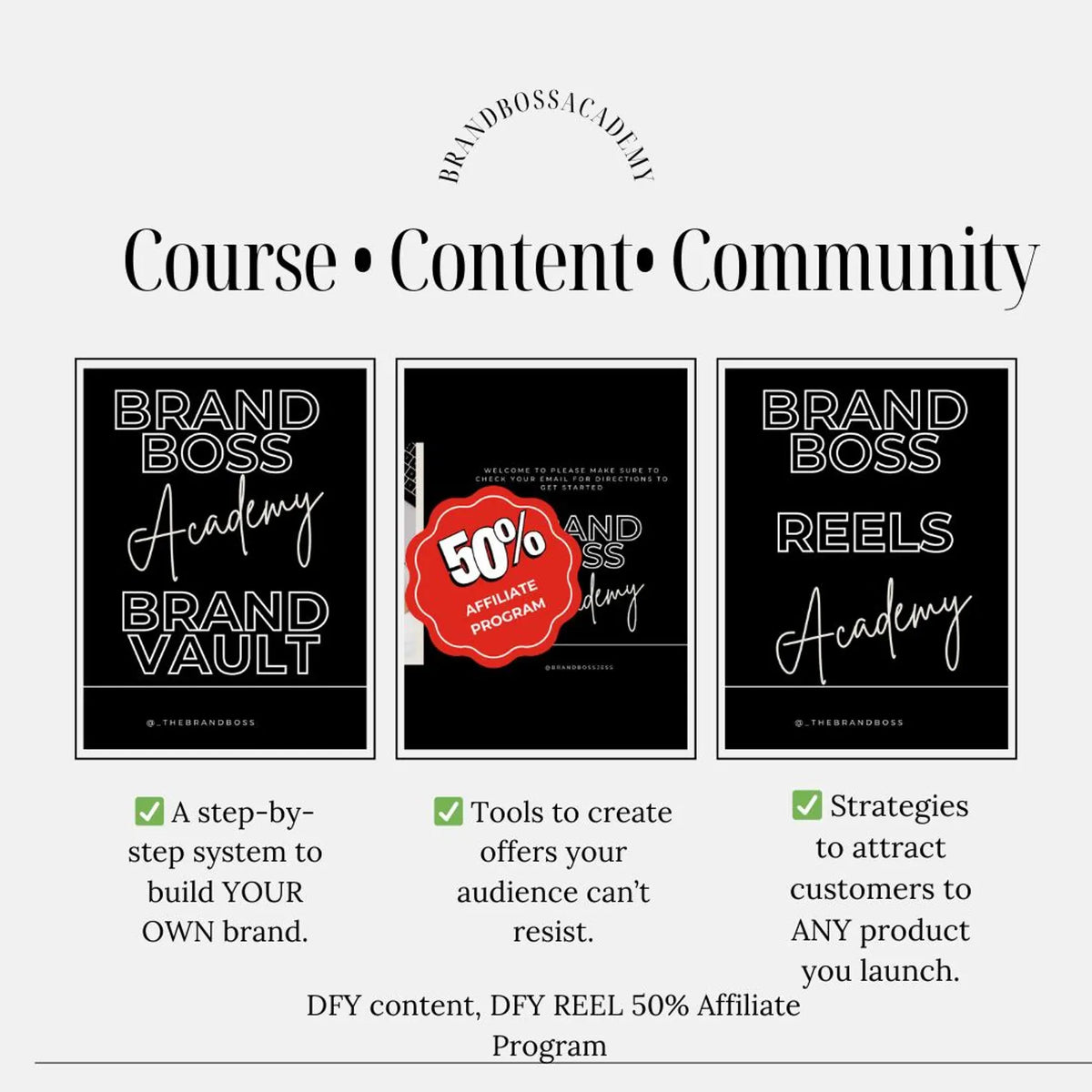 BRAND BOSS ACADEMY- Digital Marketing Course- Business Branding- Learn How to Build A Profitable Online Biz- Passive Income - Affiliate