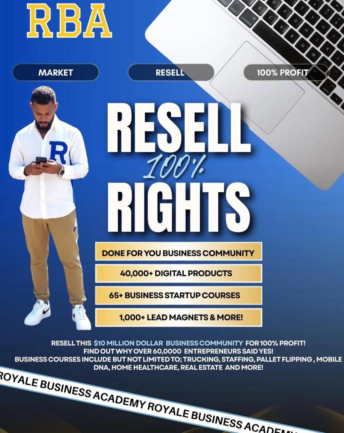 Royale Business Academy: Full Digital Marketing Course with Master Resell Rights