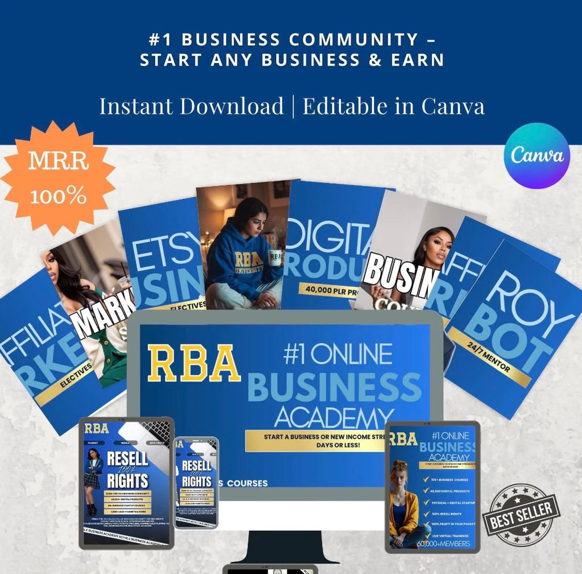 Royale Business Academy: Full Digital Marketing Course with Master Resell Rights